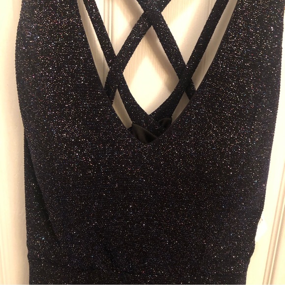 Black sparkling cocktail dress. New with tags. Size 11. - Picture 1 of 6